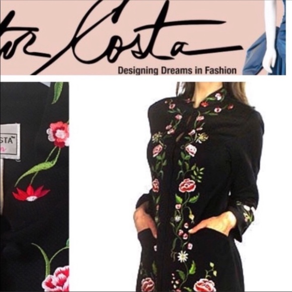 Victor Costa Occasion Floral Embroidered - Picture 7 of 7